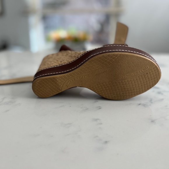 Stuart Weitzman Brown Wedge Sandals - Picture 2 of 3